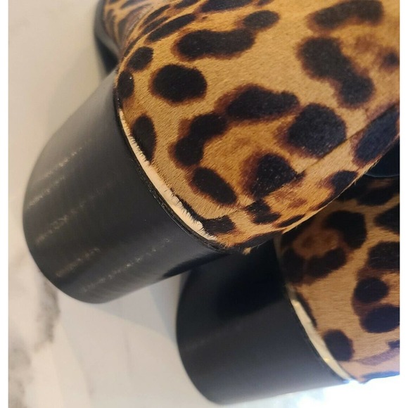 Nine West Honors Cheetah Print Point Toe Bootie Womens Sz 11 - Picture 8 of 9